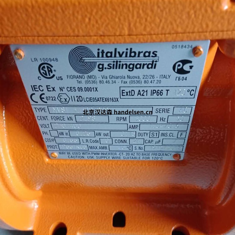 Italvibras G. Silingardi高頻振動(dòng)電機MVSI 3/100-S02 FC 4_副本