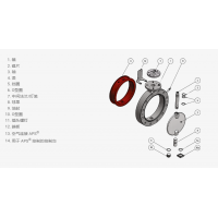 Warex DKZ APS?系列蝶閥，可在 -40 °C 至 +200 °C 的溫度范圍內使用