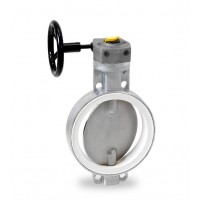 Warex Valve DKZ110H DKZ110DZ對夾式蝶閥免維護設計手動(dòng)變速箱