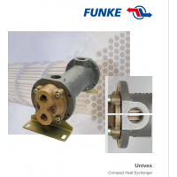 FUNKE 管殼式換熱器，主要用于冷卻液體，如潤滑油、以及通過(guò)飽和蒸汽加熱