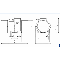 vibra振動(dòng)電機DV-B4/45用于篩分輸送振動(dòng)等原裝進(jìn)口