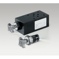 Bieri Hydraulik 截止閥AV700，在高達 700 bar 的任何壓力下鎖定液壓連接
