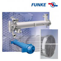FUNKE 管殼式換熱器，主要用于冷卻潤滑油和液壓油或水的加熱