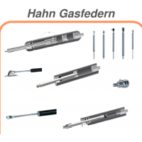 HAHN Gasfedern 提供各種材料的氣張力彈簧，鋼或不銹鋼